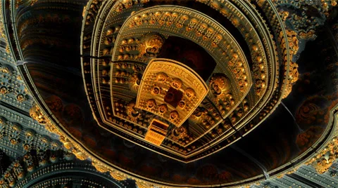 3D Fractal Background 01 Stock Footage 37797953