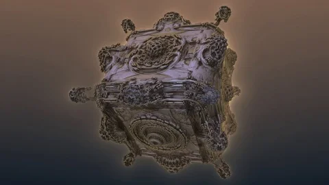 3D fractal cube Stock Footage 93230149