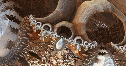 3D Fractal Stock Illustration