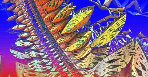 3D Fractal Stock Illustration