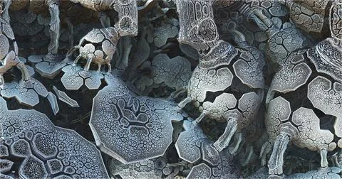 3D Fractal Stock Illustration