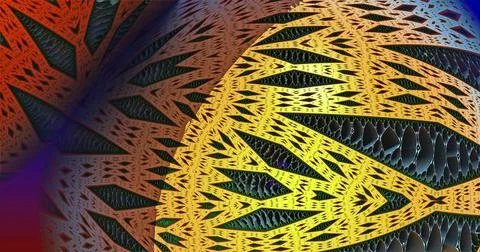 3D Fractal Stock Illustration