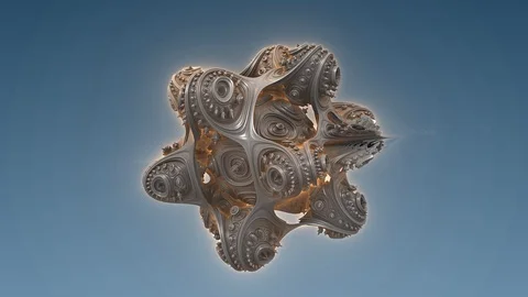 3D fractal object Stock Footage 93230247