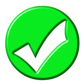 3D Framed Tick Stock Illustration