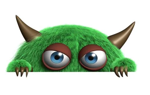 3d funny monsters Stock Illustration