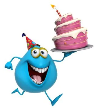 3d funny monsters Stock Illustration