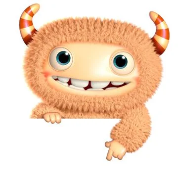 3d funny monsters Stock Illustration
