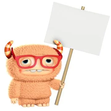 3d funny monsters Stock Illustration