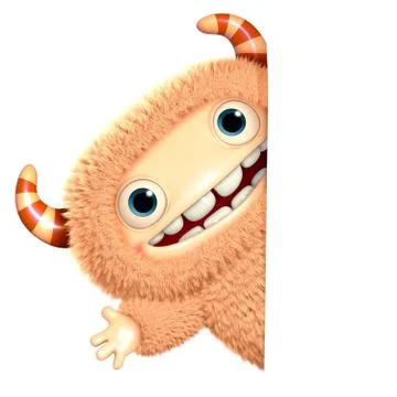 3d funny monsters Stock Illustration