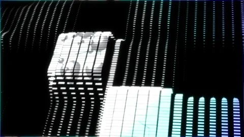 3D Futuristic Abstract Background. Video stock 296639087