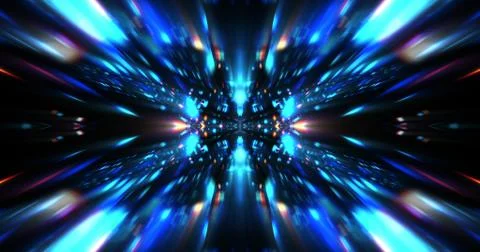 3D Futuristic abstract background. Illustrazione stock