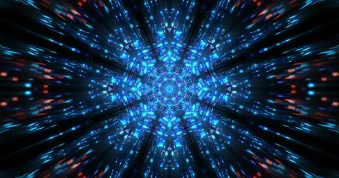 3D Futuristic abstract background. 스톡 일러스트