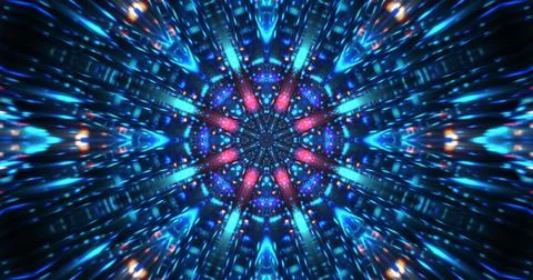 3D Futuristic abstract background. Illustrazione stock