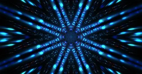 3D Futuristic abstract background. Illustrazione stock
