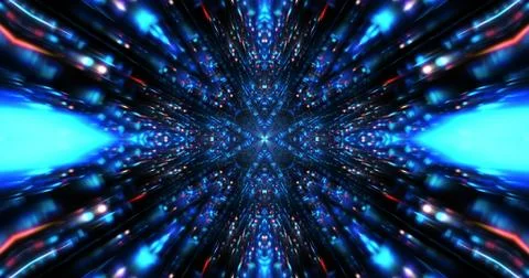 3D Futuristic abstract background. Stock Illustration