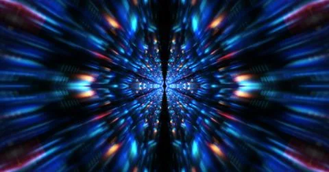 3D Futuristic abstract background. Illustrazione stock