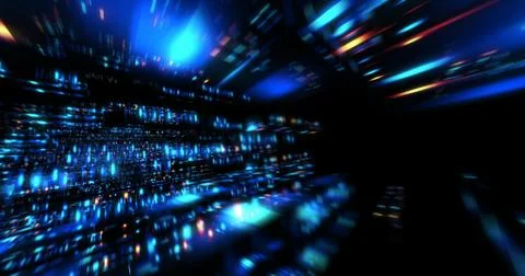 3D Futuristic abstract background. Illustrazione stock