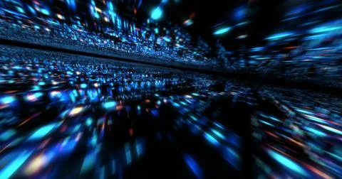 3D Futuristic abstract background. Illustrazione stock
