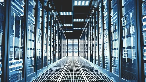 3D Futuristic abstract background Motion graphic for modern data center Stock Footage 104121010