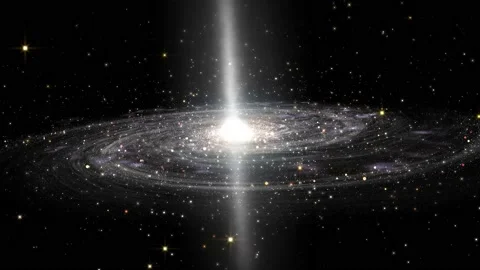 3D Galaxy flythrough 2 Stock Footage 221709929