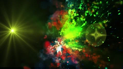 The 3D galaxy Stock Footage 303279914