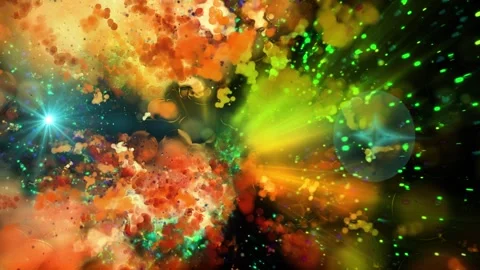 The 3D galaxy Stock Footage 303279916
