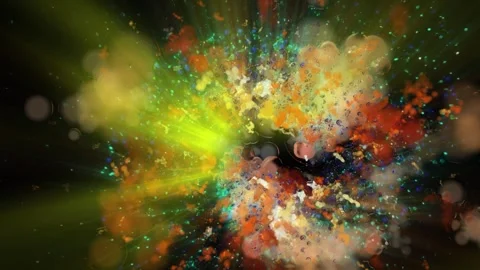 The 3D galaxy Stock Footage 303280333