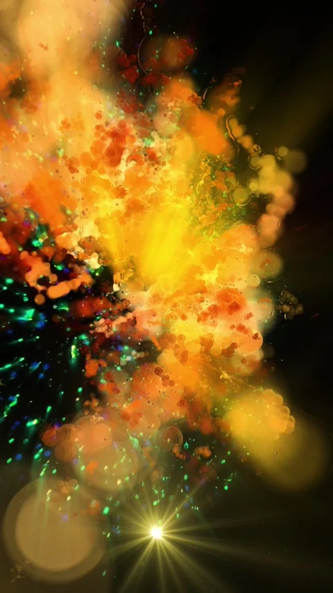 The 3D galaxy Stock Footage 303280394