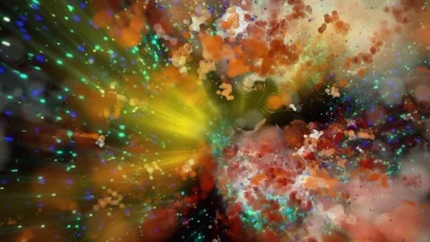 The 3D galaxy Stock Footage 303280472