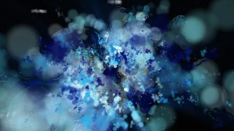 The 3D galaxy Stock Footage 303280621