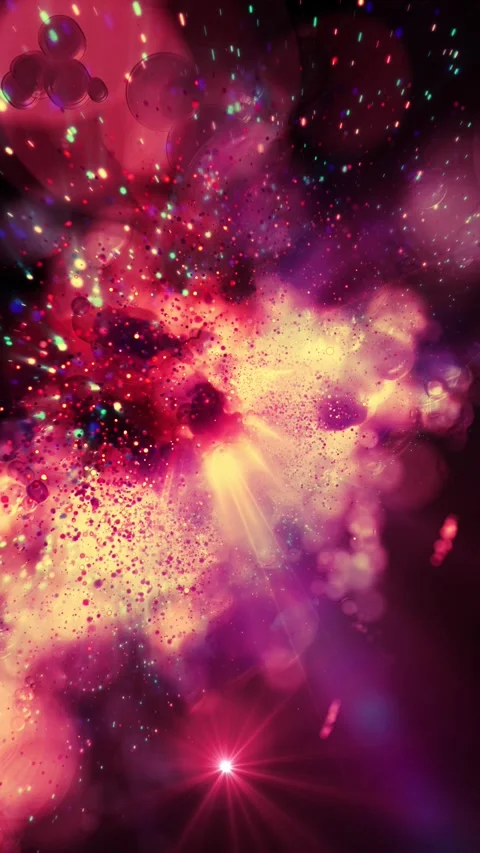 The 3D galaxy Stock Footage 303280656
