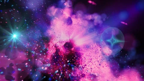 The 3D galaxy Stock Footage 303280859