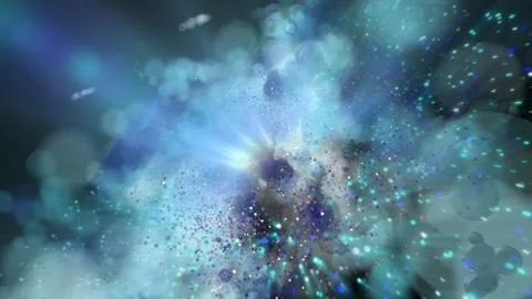 The 3D galaxy Stock Footage 303281001