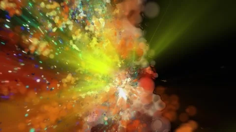 The 3D galaxy Stock Footage 303281277