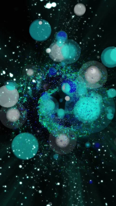 The 3D galaxy Stock Footage 303282022