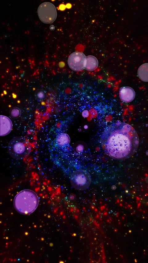 The 3D galaxy Stock Footage 303282558