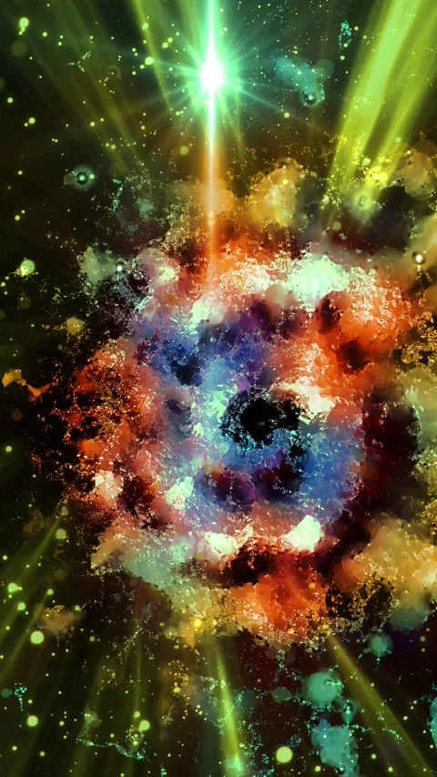 The 3D galaxy Stock Footage 303284011