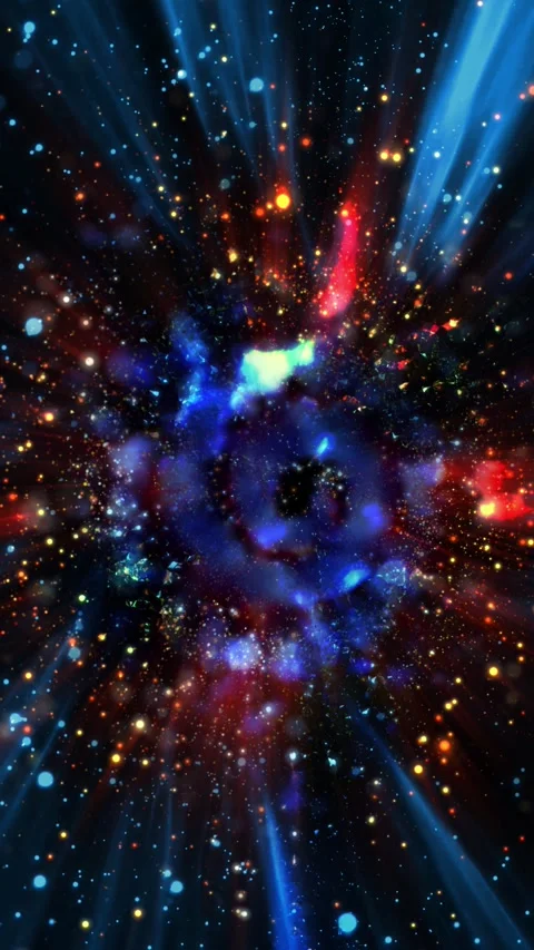 The 3D galaxy Stock Footage 303284133