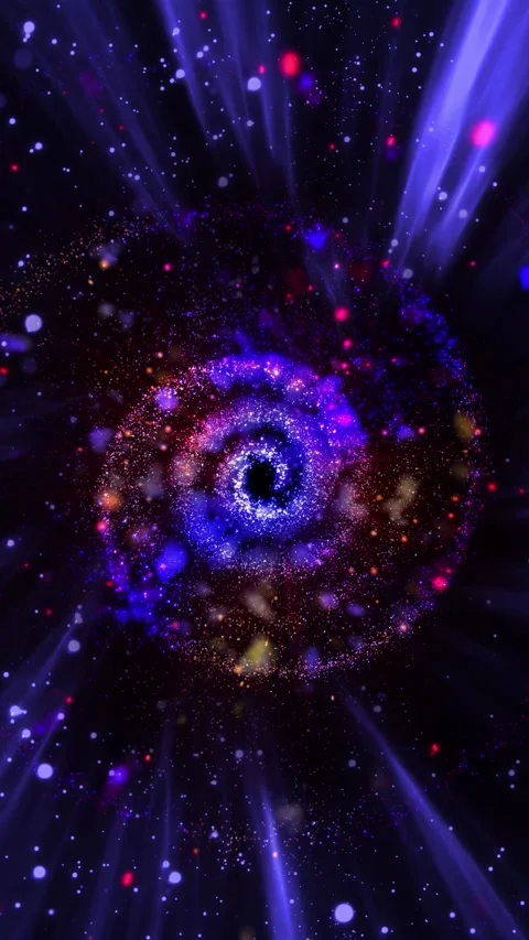 The 3D galaxy Stock Footage 303284138