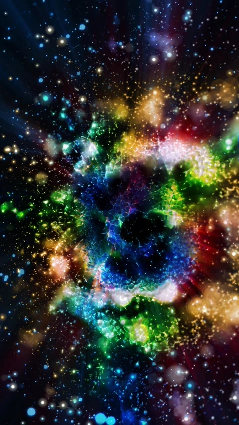 The 3D galaxy Stock Footage 303284435