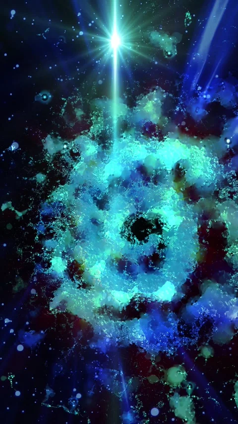 The 3D galaxy Stock Footage 303284678