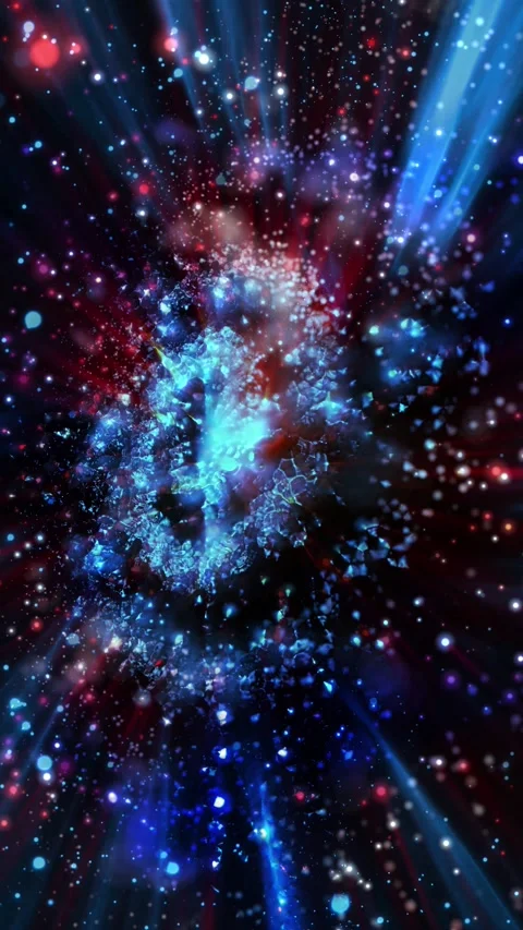 The 3D galaxy Stock Footage 303284686