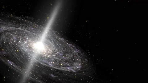 3D Galaxy spinning 50fps Stock Footage 221687339