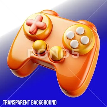 3d game control PSD Template