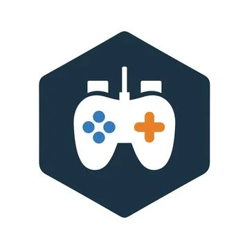 3d, game, gaming icon. Simple editable vector graphics. Stock Illustration