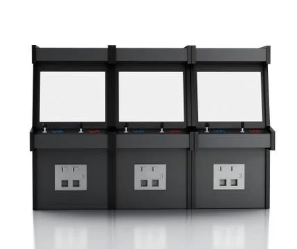 3d Gaming Arcade Machine Illustrazione stock
