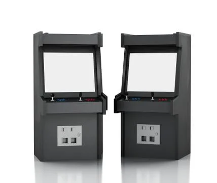3d Gaming Arcade Machine Illustrazione stock