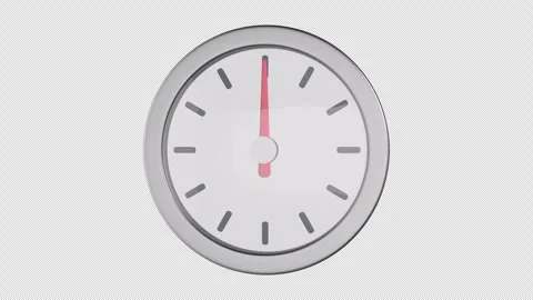 3D Gauge Meter Rotating on a Transparent Background. Seamless Loop. Gauge. 4K Stock Footage 286250247