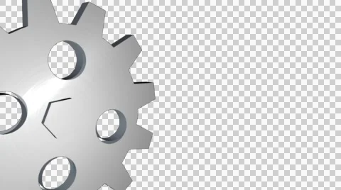 3d gear alpha zoom camera Video stock 49691297