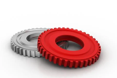 3d gear wheel Free Stock Illustration